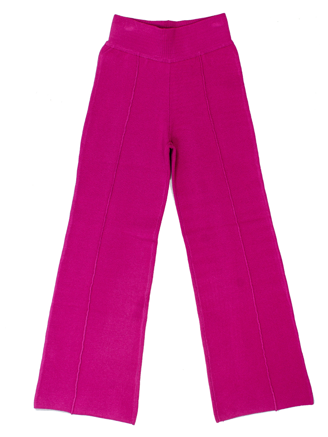 PANTALONE PALAZZO PUNTO TESSUTO, 2 TG - DUSTY PINK